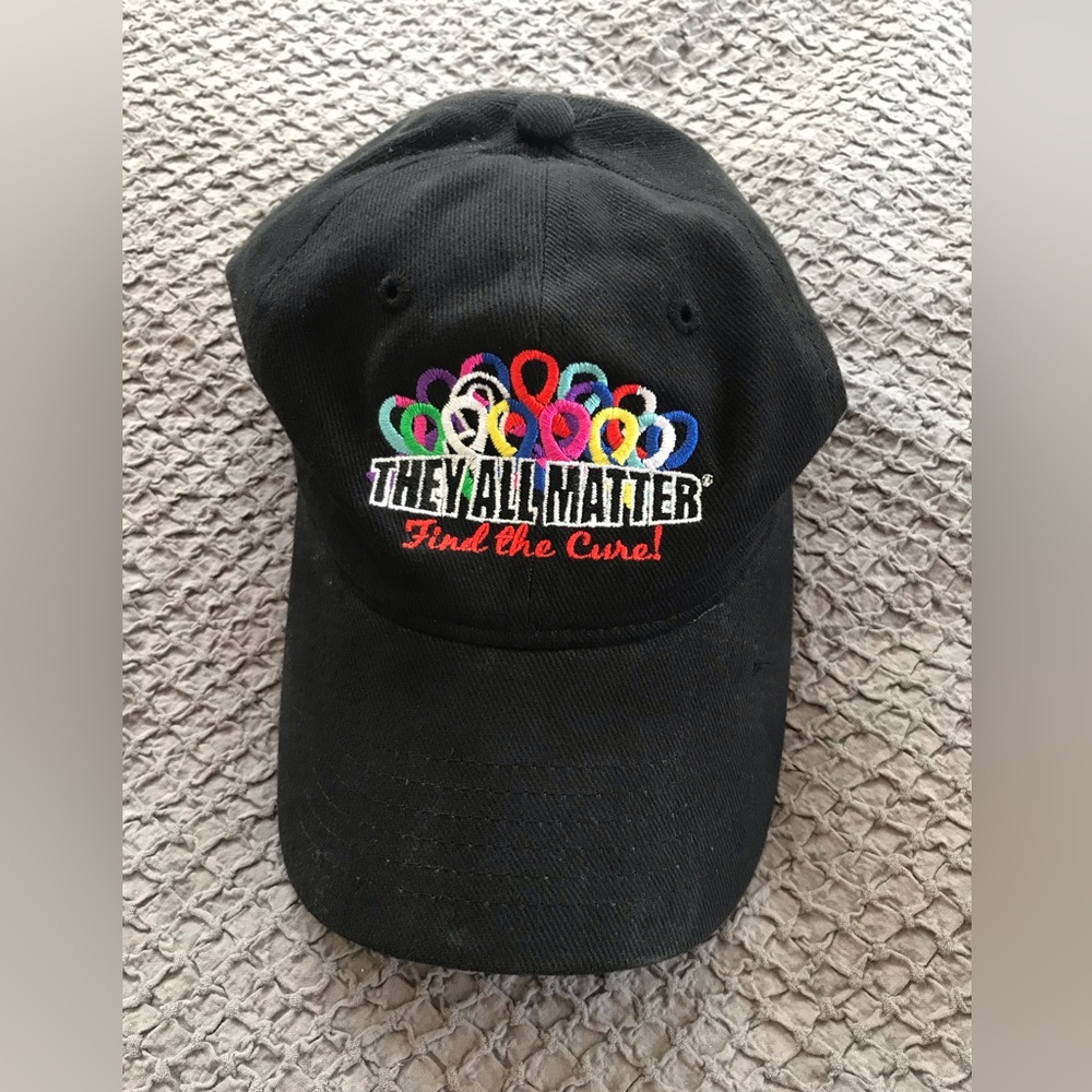 Bundle 3 for $10 black cotton cap with all ribbons They all matter. Find a cure.
